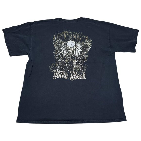 Gildan Daytona Bike Week 2009 Eagle Motorcycle Shirt‎ Adult XL - Picture 1 of 5